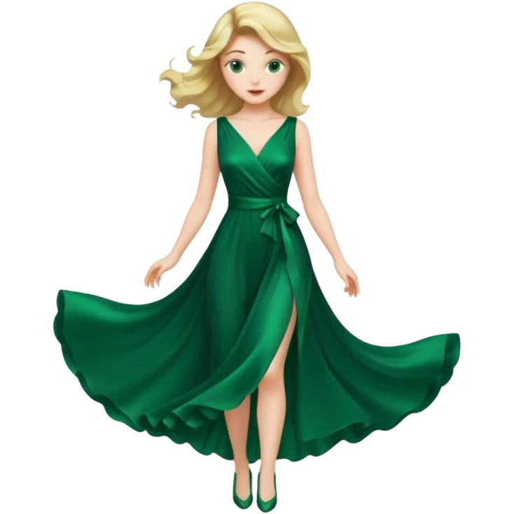 green dress emoji