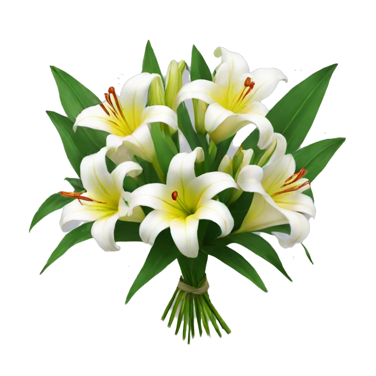 Bouquet of lilies emoji