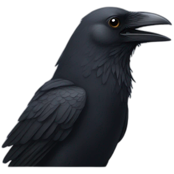 Crow emoji