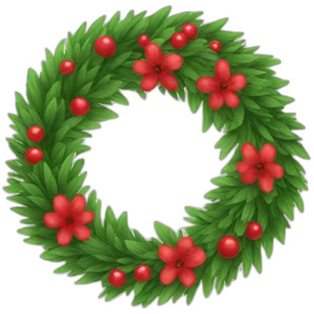 wreath emoji