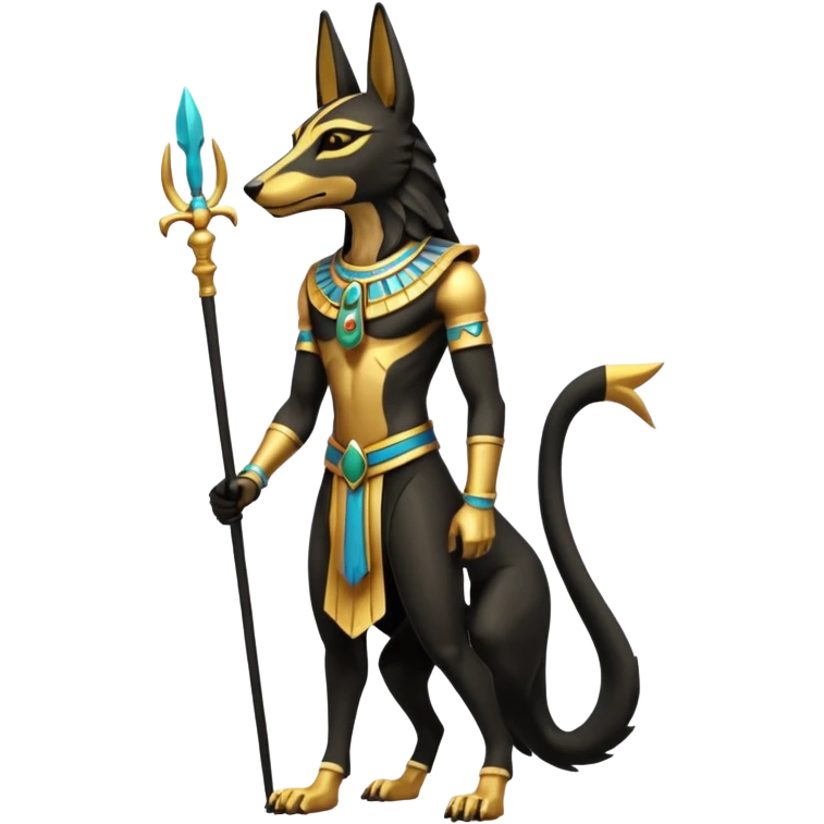 Anubis (full body) emoji