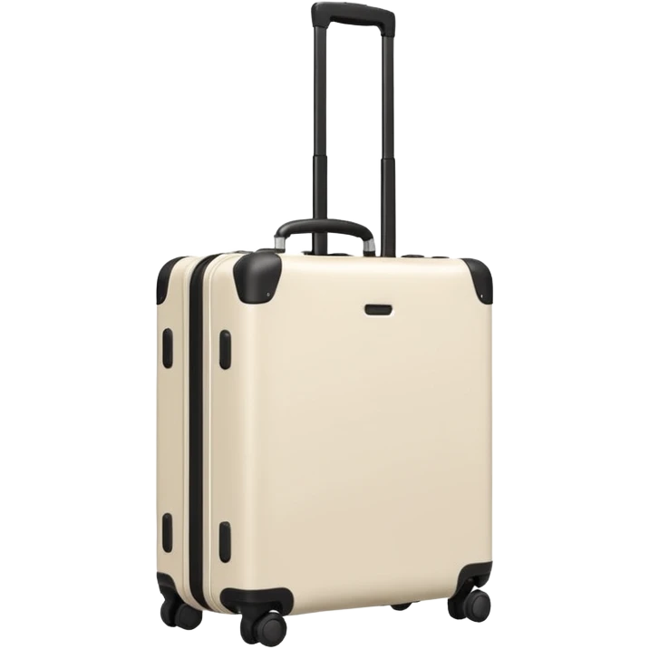 aesthetic ivory minimal luggage emoji