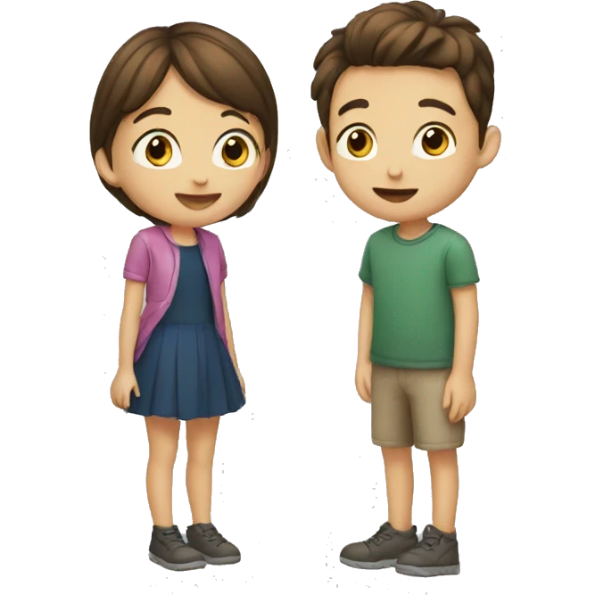 Boy and girl kissing  emoji