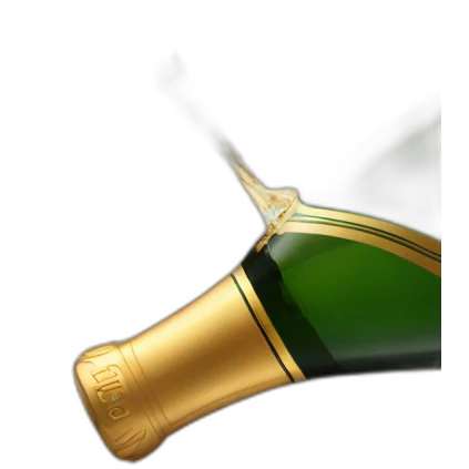 champagne spurting emoji