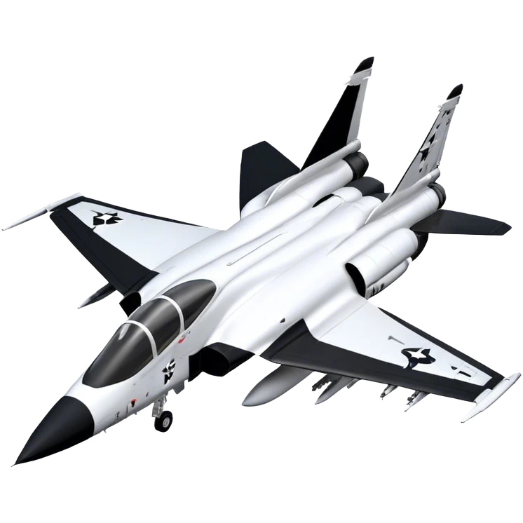 Jet Trainer - T-38 Talon - Northrop Grumman (Model Year: 2021) (Iconic colour: White and black) emoji