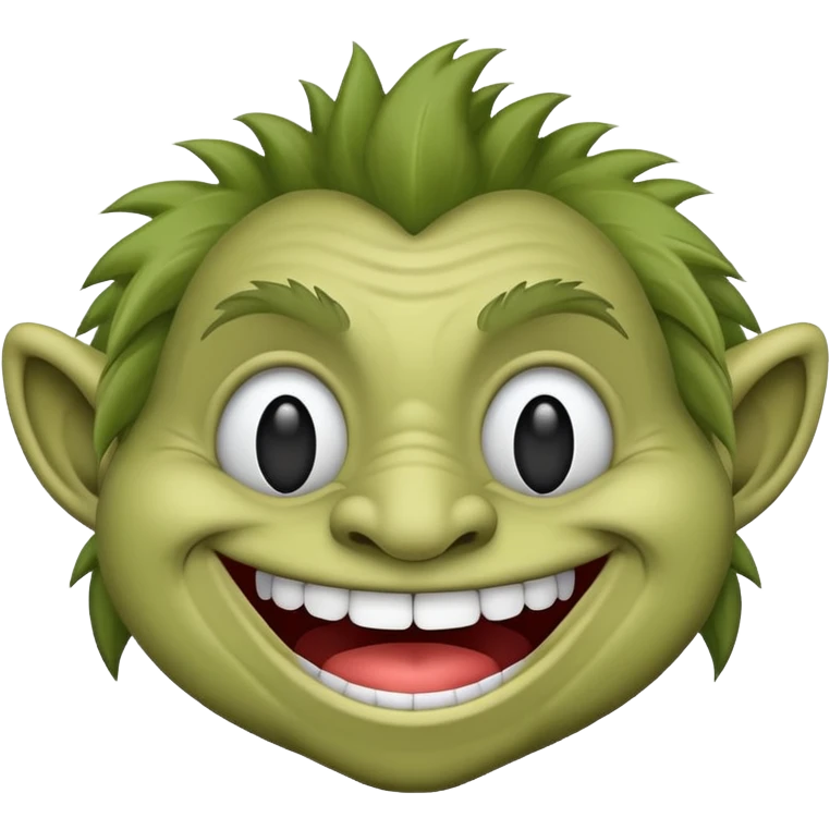 A TROLL FACE EMOJI emoji