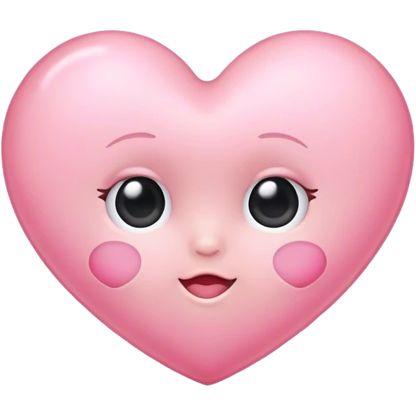 baby pink heart emoji