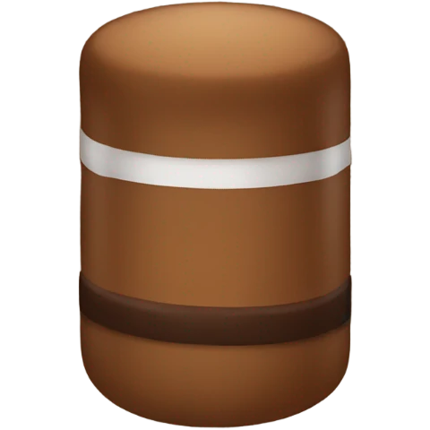 a nice brown bar emoji