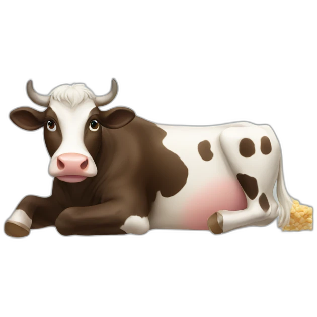 Cow eat meet emoji
