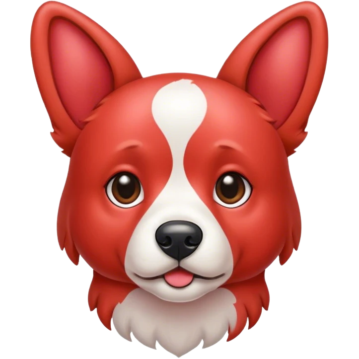strawberry dog emoji