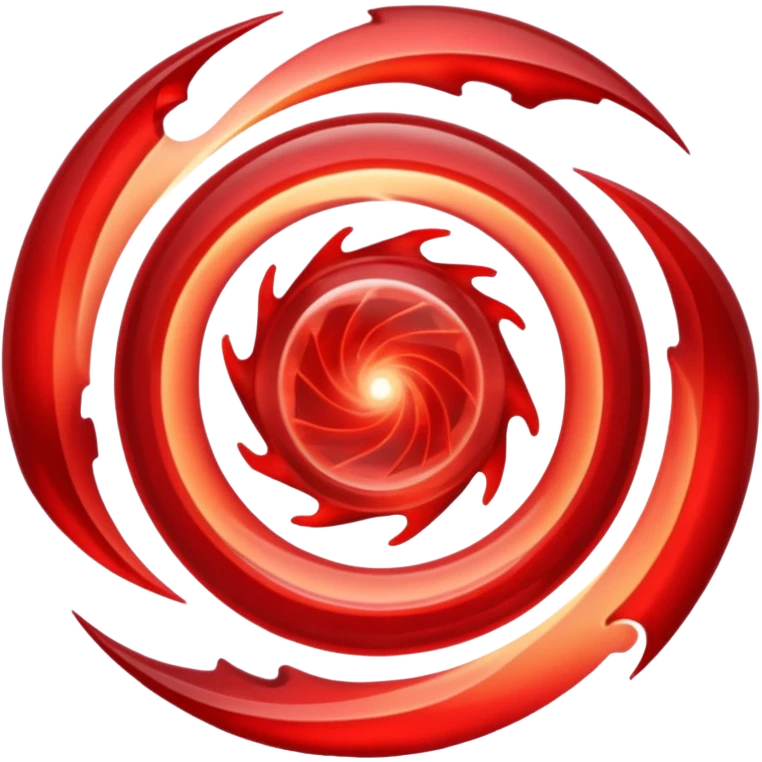 Red crystal with a red glow coming from its center. In the center of the crystal a $ emoji