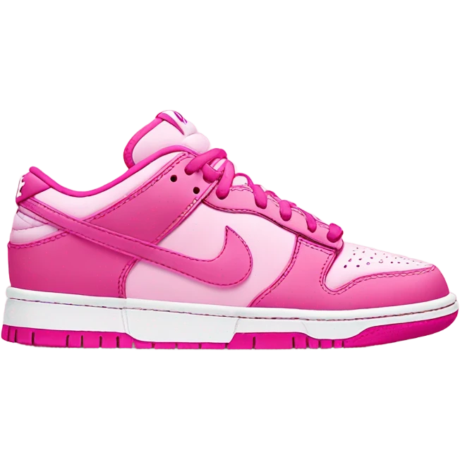 Pink Nike dunks low emoji