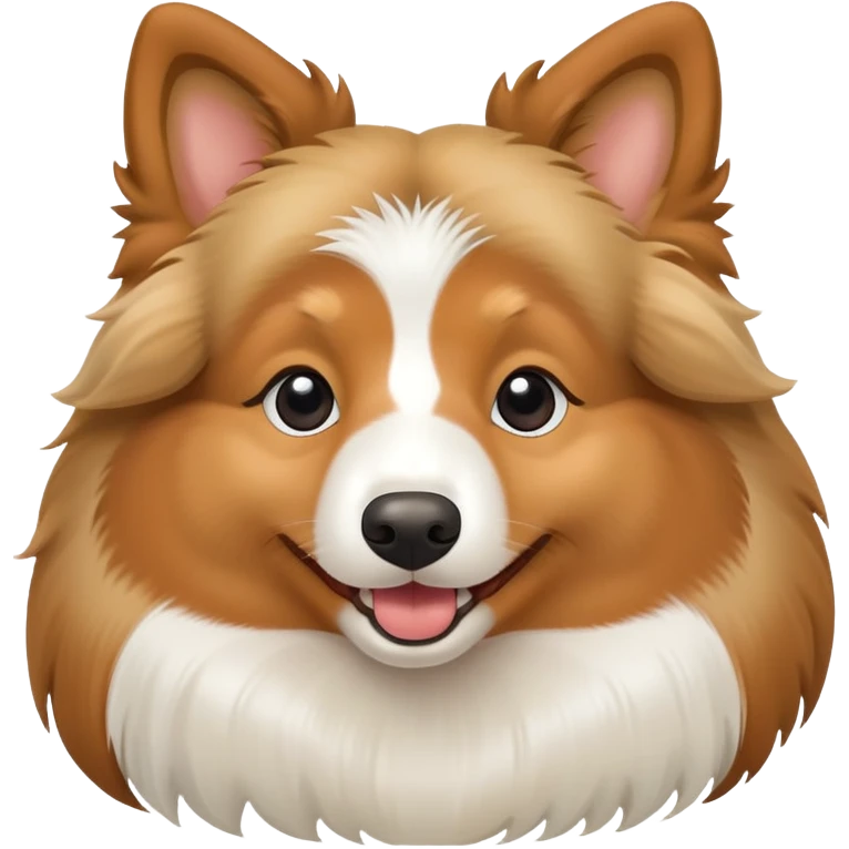Fat shetland sheepdog emoji