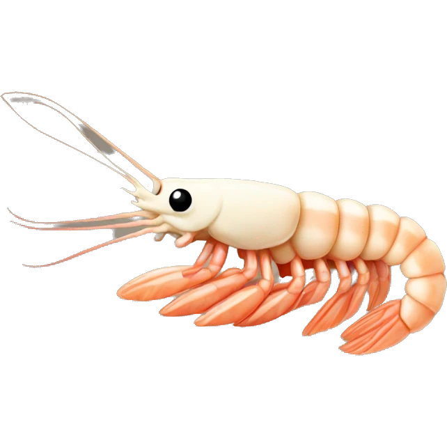 cream shrimp emoji