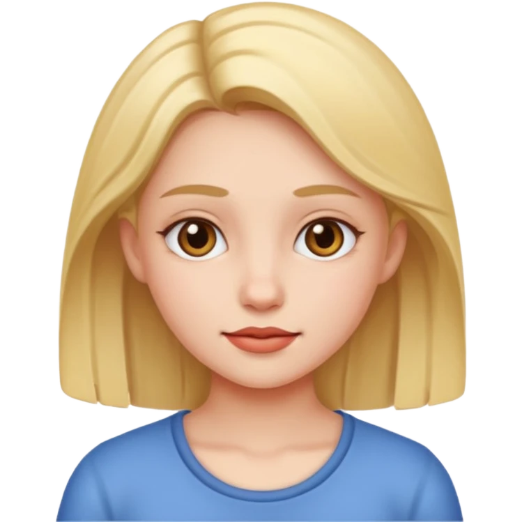 Une fille  emoji