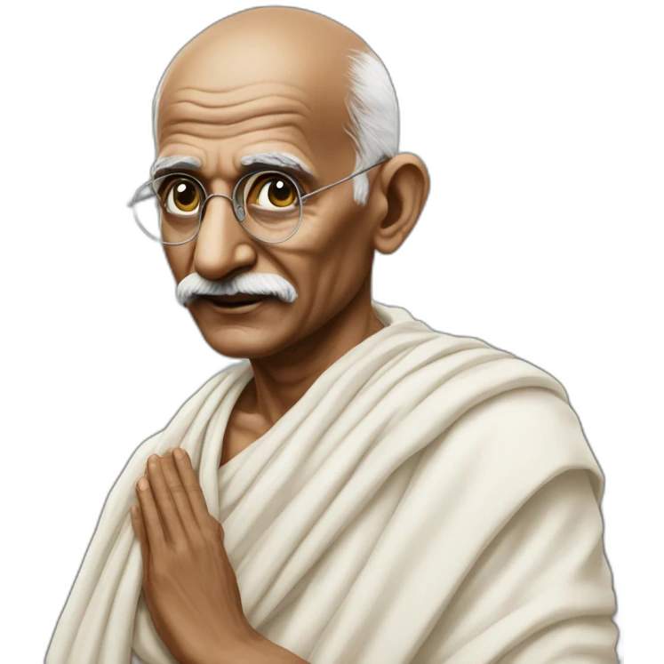 Gandhi ji eyes are money emoji