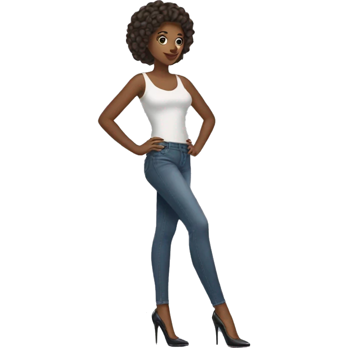 Girl in heels emoji