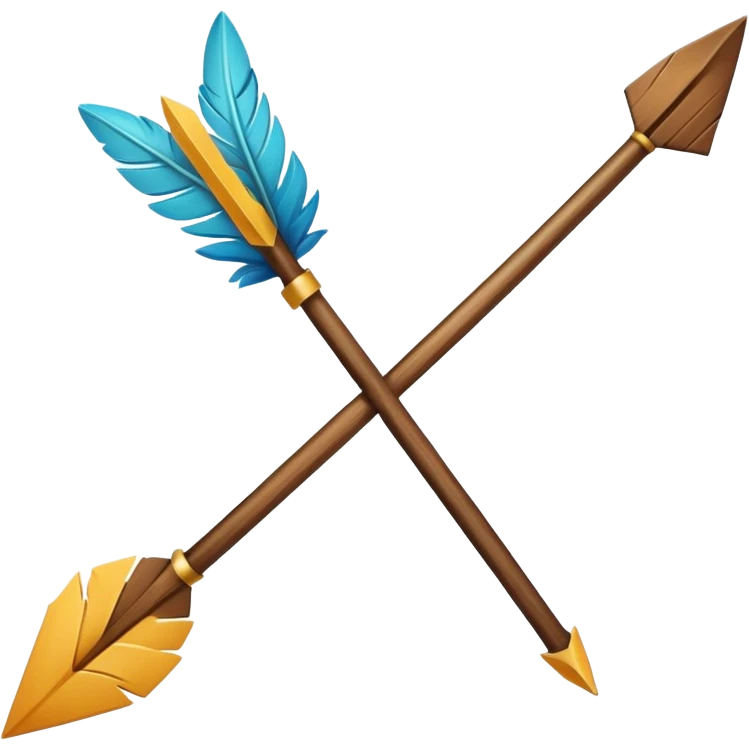 Flèche blanche emoji