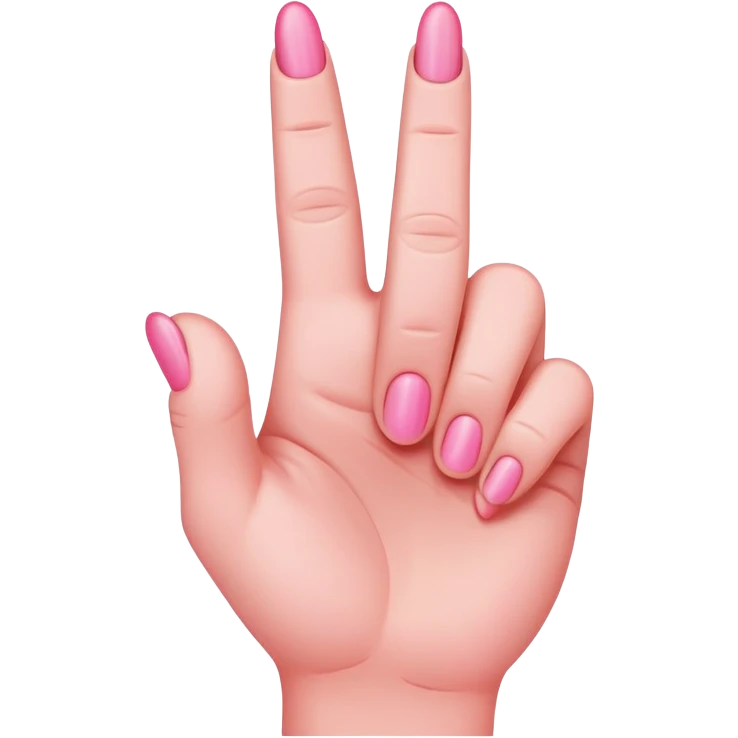 pink middle finger emoji