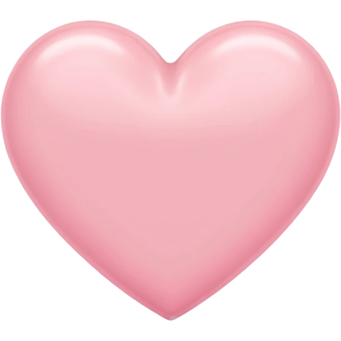 pastel pink heart emoji