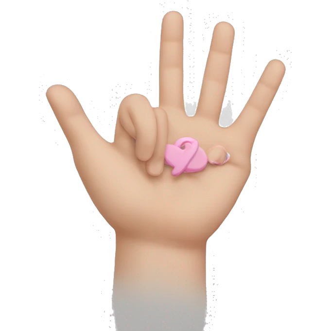 Pinky promise emoji