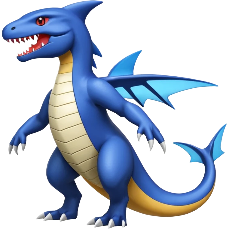 Latios-Garchomp-Gabite-Amaura-Salandit-Helioptile-fusion (full body) emoji
