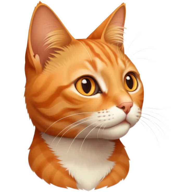 a cat which is side eyeing me from the side emoji