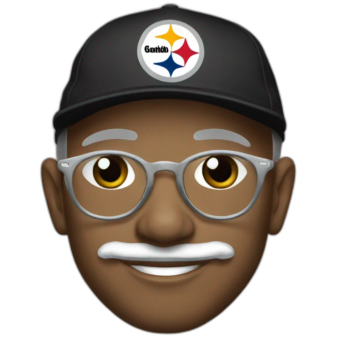 Gandhi Pittsburgh steelers cap emoji
