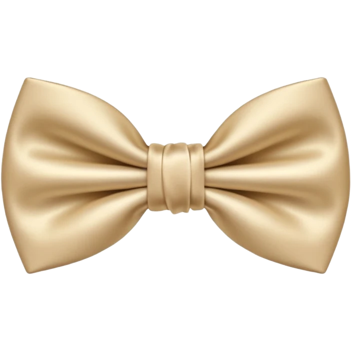 beige bowtie emoji