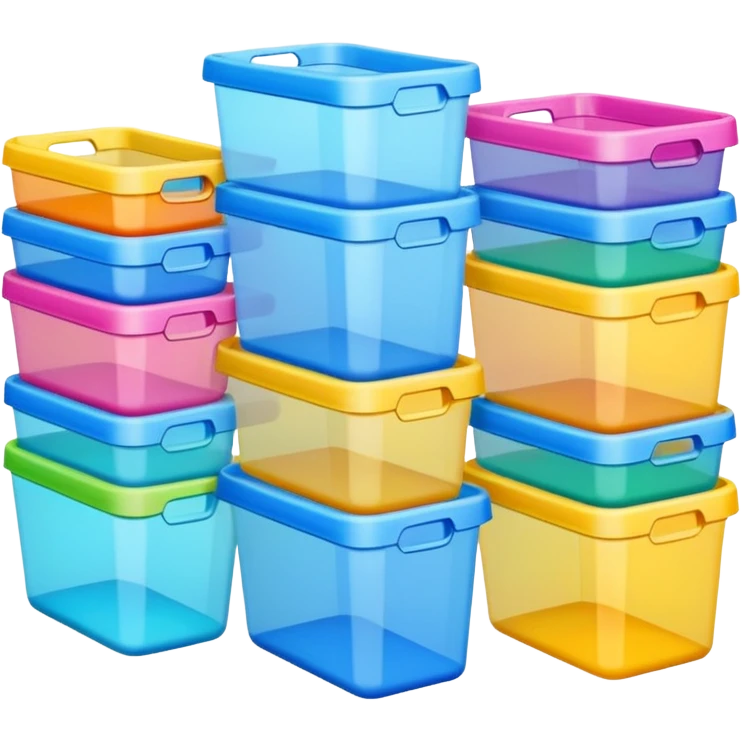 plastic tubs  emoji