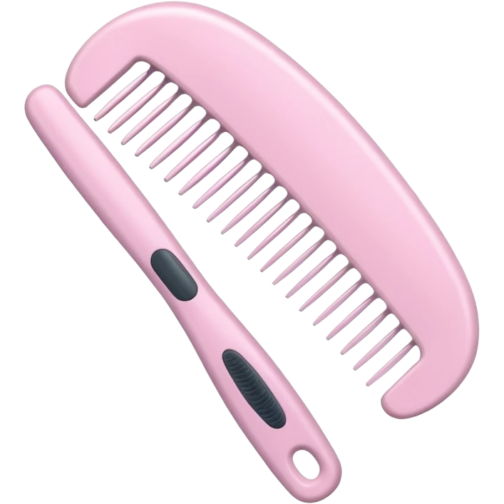 light pink massage comb emoji