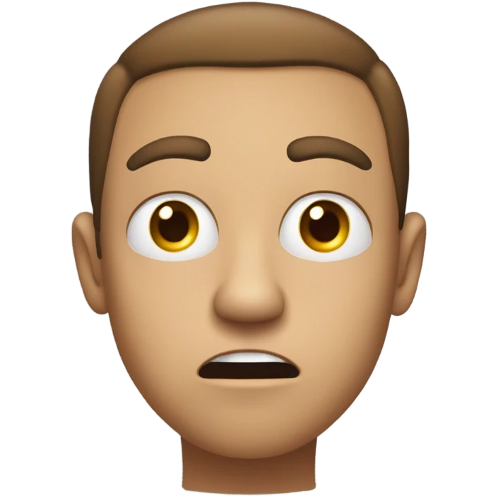 Scared emoji