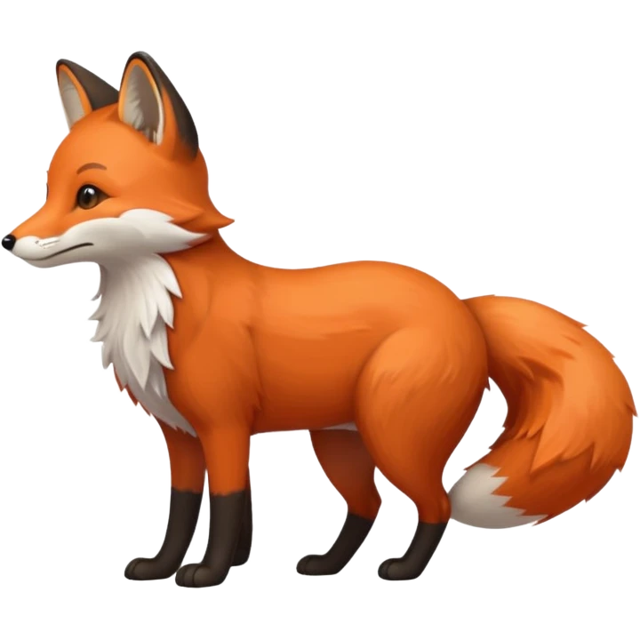  Volpe animale di lato emoji
