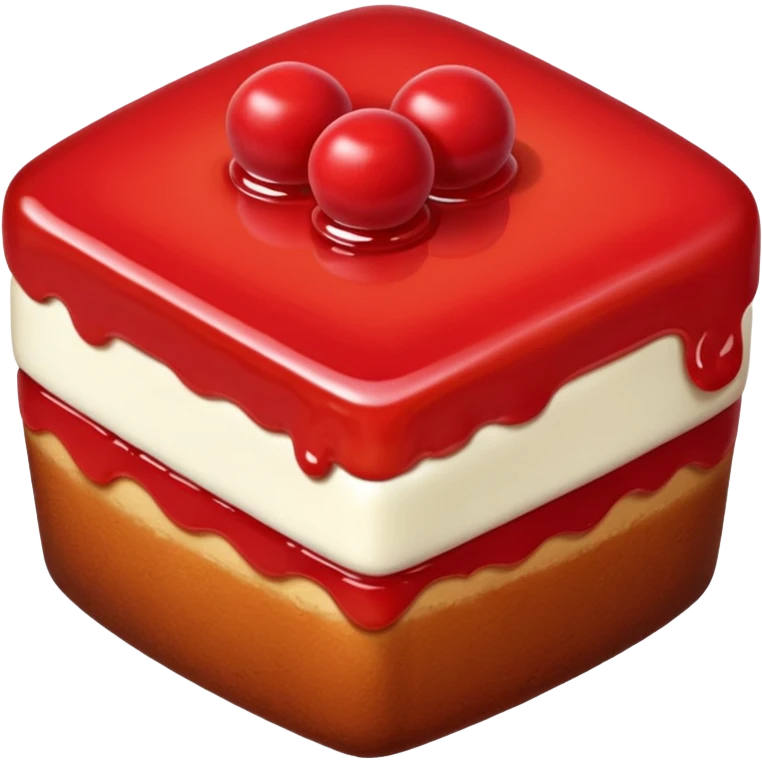 red dessert emoji