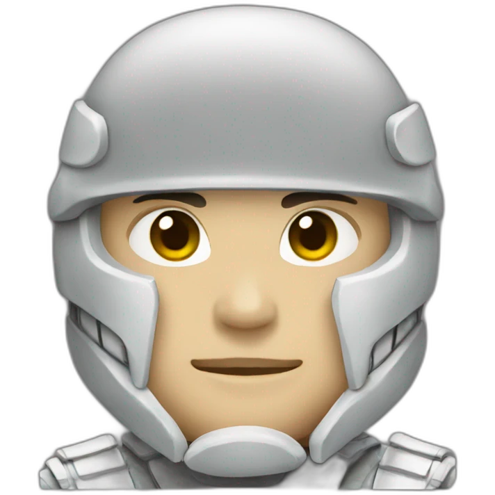 military white skin armor emoji