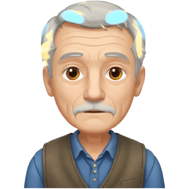 1800's europian Old male emoji