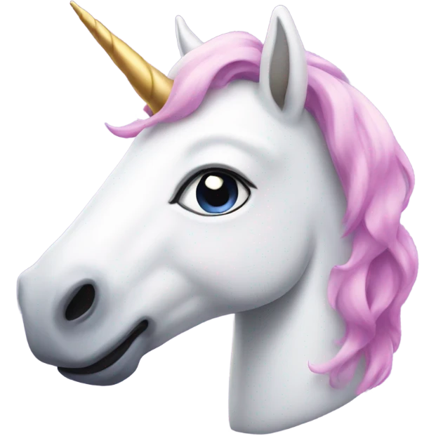 Unicorn with a mustache emoji