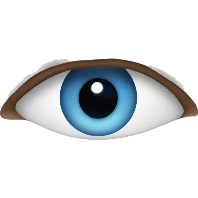 One blue eye & one brown eye emoji