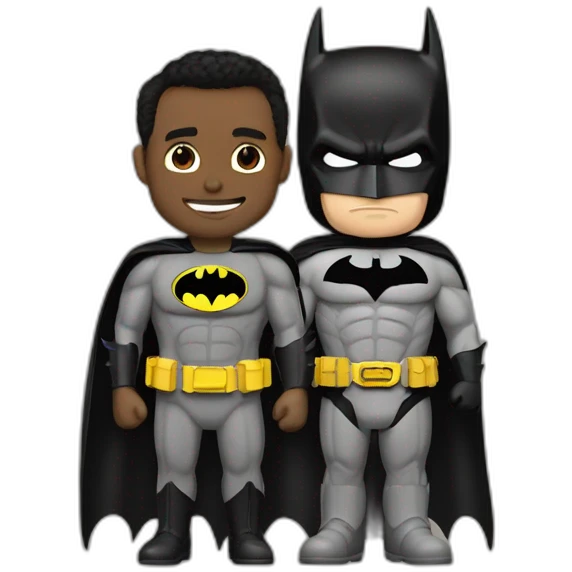 Batman and Bruce Wayne  emoji