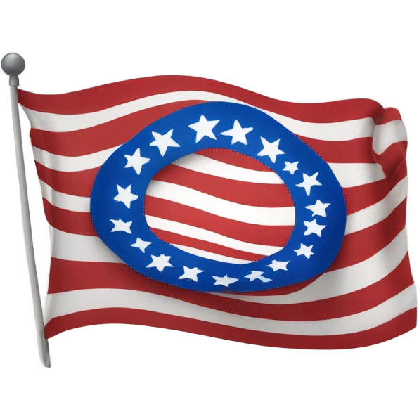 Thirteen colonies flag emoji