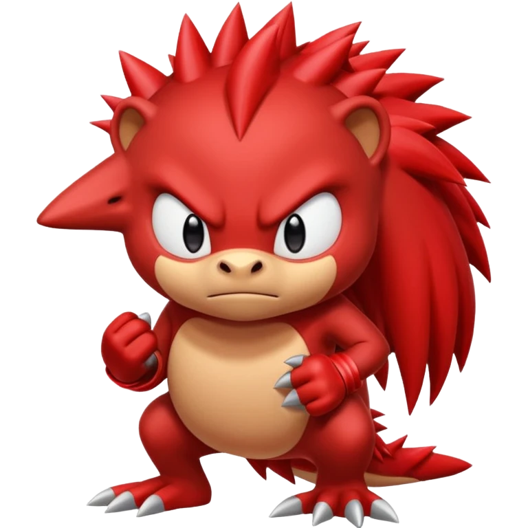 Sonic the hedgehogs friend knuckles emoji