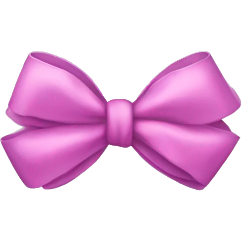 Coquette bow emoji
