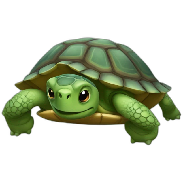 Tortuga durmiendo emoji