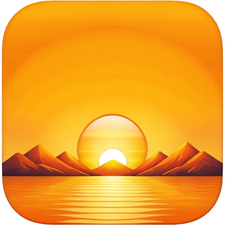 sunrise emoji