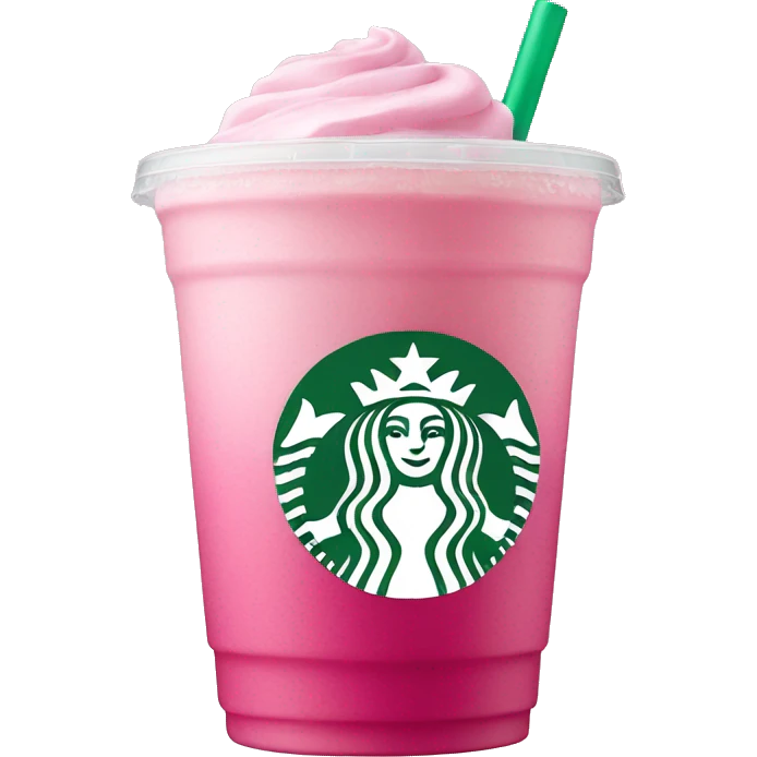 starbucks pink drink  emoji