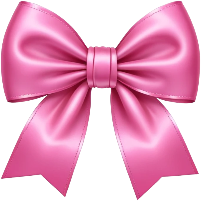 Pink bow emoji