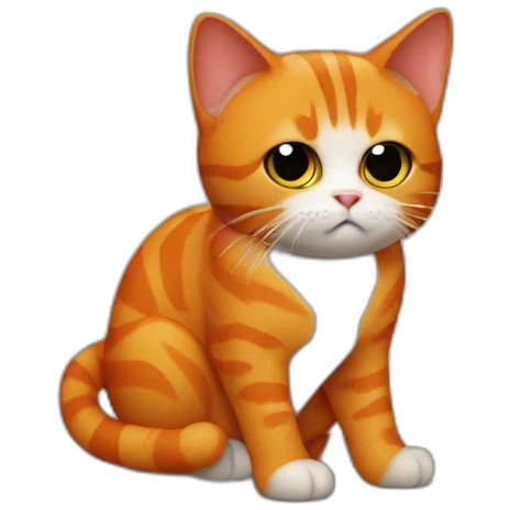 Darth vader orange cat emoji