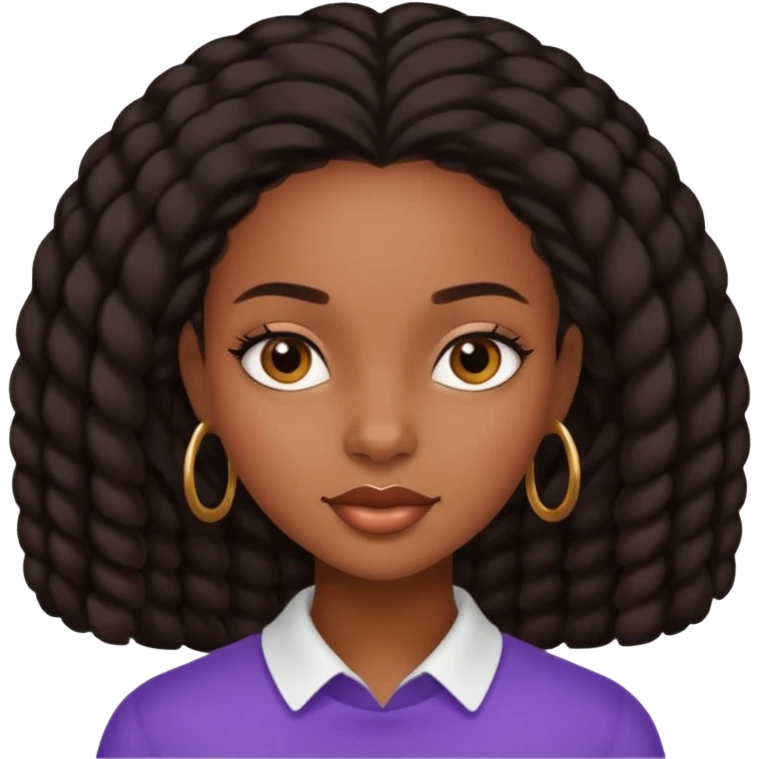 black girl baddie emoji