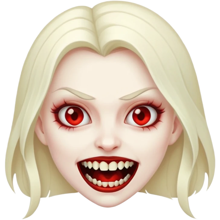 vampire girl tooth emoji
