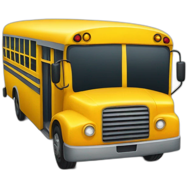 brazilian school bus emoji